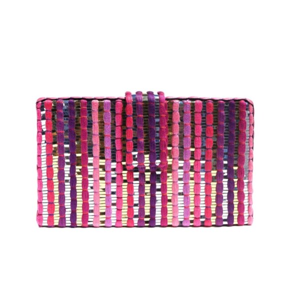 Simitri "Dori" Clutch in Viva Magenta - Picture 1 of 3